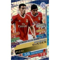 Gonçalo Guedes - Pizzi Midfield Duo BEN18 Match Attax Champions 2016-17