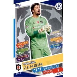 Tolga Zengin Beşiktaş BES2 Match Attax Champions 2016-17