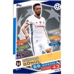 Gökhan Gönül Beşiktaş BES3 Match Attax Champions 2016-17