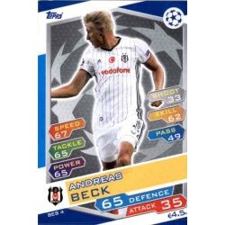 Andreas Beck Beşiktaş BES4 Match Attax Champions 2016-17