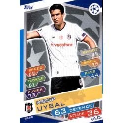 Necip Uysal Beşiktaş BES8 Match Attax Champions 2016-17