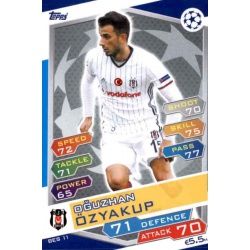 Oğuzhan Özyakup Beşiktaş BES11 Match Attax Champions 2016-17