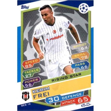 Kerim Frei Rising Star BES12 Match Attax Champions 2016-17