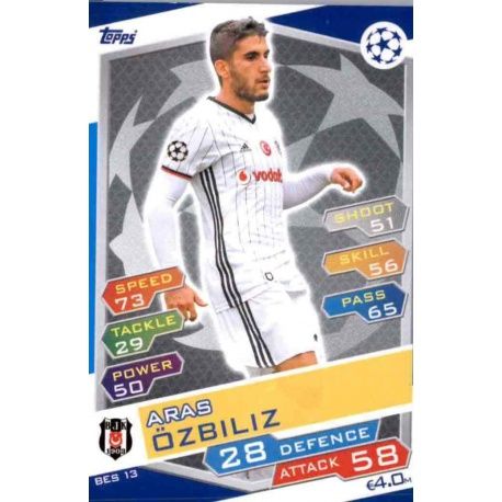 Aras Özbiliz Beşiktaş BES13 Match Attax Champions 2016-17