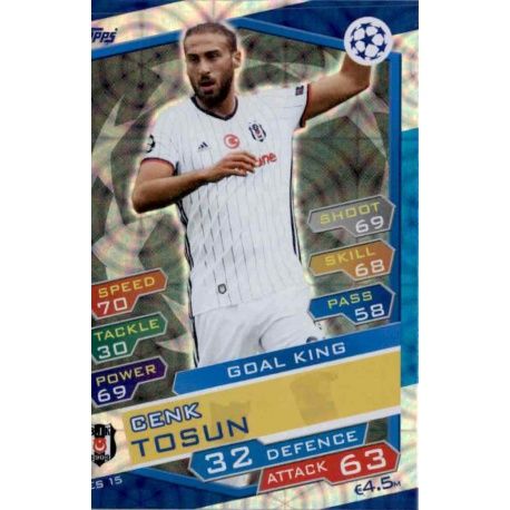 Cenk Tosun Goal King BES15 Match Attax Champions 2016-17