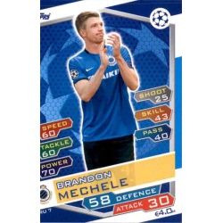 Brandon Mechele Club Brugge BRU7 Match Attax Champions 2016-17