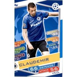 Claudemir Club Brugge BRU8 Match Attax Champions 2016-17