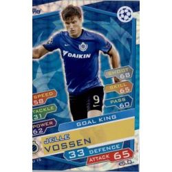 Jelle Vossen Goal King BRU15 Match Attax Champions 2016-17
