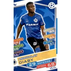 Abdoulay Diaby Club Brugge BRU17 Match Attax Champions 2016-17