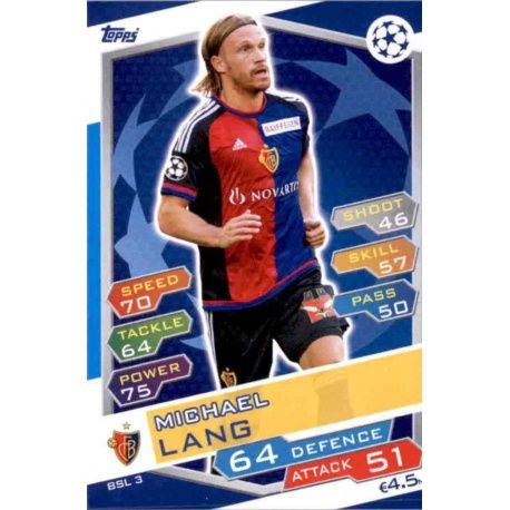 Michael Lang Basel 1895 BSL3 Match Attax Champions 2016-17