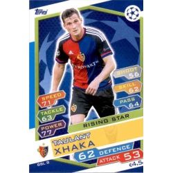 Taulant Xhaka Rising Star BSL8 Match Attax Champions 2016-17