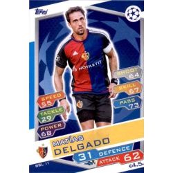 Matías Delgado Basel 1903 BSL11 Match Attax Champions 2016-17