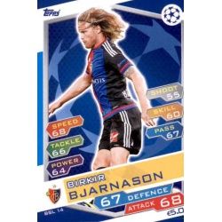Birkir Bjarnason Basel 1906 BSL14 Match Attax Champions 2016-17