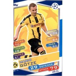 Mario Götze Borussia Dortmund DOR14 Match Attax Champions 2016-17