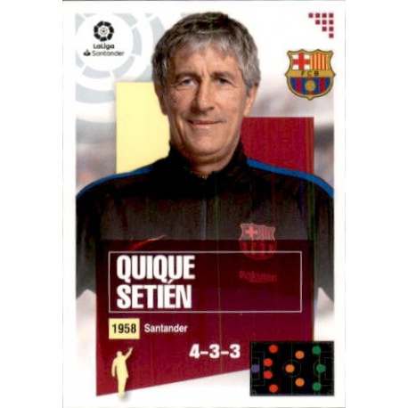 Quique Setién Barcelona 1 Ediciones Este 2020-21