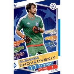 Olexandr Shovkovskiy Dynamo Kyiv DYN2 Match Attax Champions 2016-17