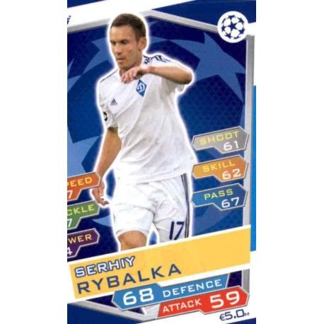 Serhiy Rybalka Dynamo Kyiv DYN11 Match Attax Champions 2016-17