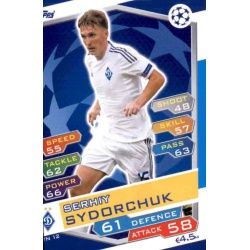 Serhiy Sydorchuk Dynamo Kyiv DYN12 Match Attax Champions 2016-17