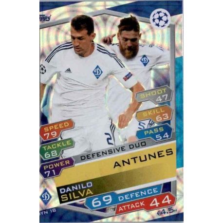 Danilo Silva - Antunes Defensive Duo DYN18 Match Attax Champions 2016-17