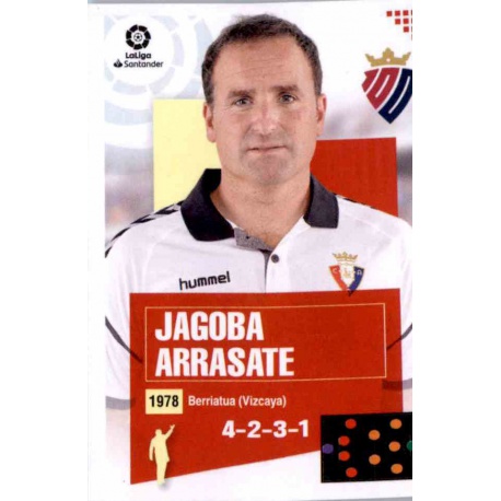 Jagoba Arrasate Osasuna 1 Ediciones Este 2020-21