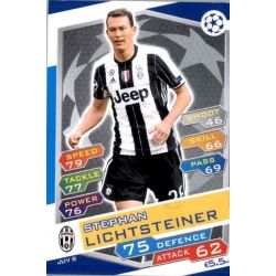 Stephan Lichtsteiner Juventus JUV8 Match Attax Champions 2016-17