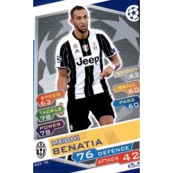 Medhi Benatia Juventus JUV10 Match Attax Champions 2016-17