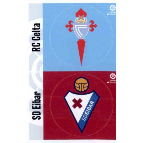 Escudos Celta Eibar 4 Ediciones Este 2020-21