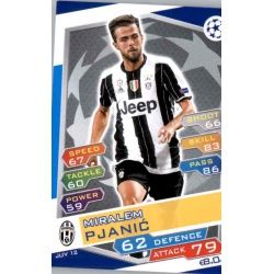 Miralem Pjanić Juventus JUV12 Match Attax Champions 2016-17