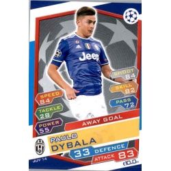 Paulo Dybala Away Goal JUV14 Match Attax Champions 2016-17