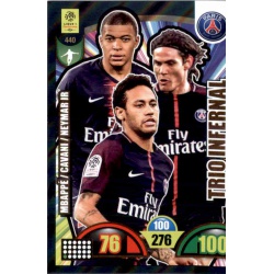 Mbappé Cavani Neymar Jr Adrenalyn XL Foot 2018-19 Kylian Mbappé