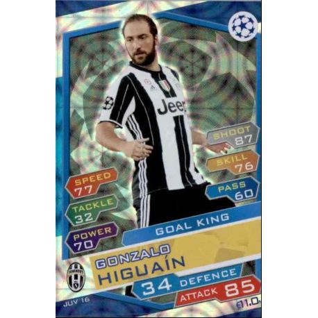 Gonzalo Higuaín Goal King JUV16 Match Attax Champions 2016-17