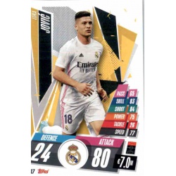 Luka Jovic Real Madrid REA17 Match Attax Champions International 2020-21