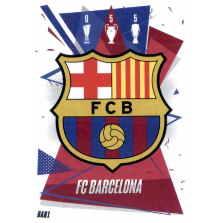 Escudo Barcelona BAR1 Match Attax Champions International 2020-21