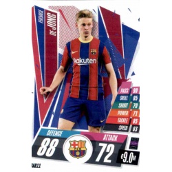 Frenkie De Jong Barcelona BAR11 Match Attax Champions International 2020-21