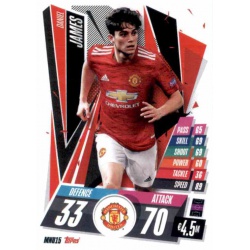 Daniel James Manchester United MNU15 Match Attax Champions International 2020-21