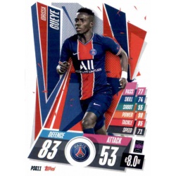 Idrissa Gueye PSG PSG11 Match Attax Champions International 2020-21