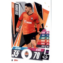 Manor Solomon Shaktar Donetsk SHA9 Match Attax Champions International 2020-21