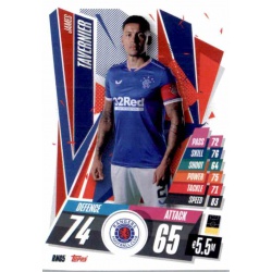 James Tavernier Glasgow Rangers RAN5 Match Attax Champions International 2020-21