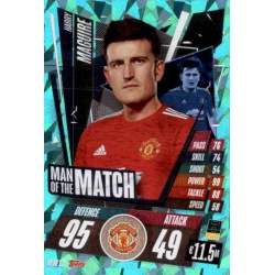 Harry Maguire Man Of The Match Manchester United MM12 Match Attax Champions International 2020-21