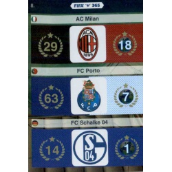 AC Milan, FC Porto, FC Schalke 04 FIFA 365 8 FIFA 365 Adrenalyn XL 2015-16