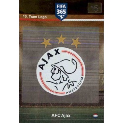 Escudo AFC Ajax 10 FIFA 365 Adrenalyn XL 2015-16