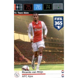 Ricardo van Rhijn AFC Ajax 12 FIFA 365 Adrenalyn XL 2015-16