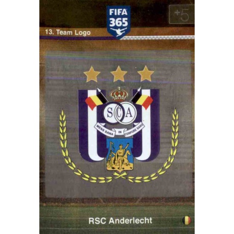 Escudo RSC Anderlecht 13 FIFA 365 Adrenalyn XL 2015-16