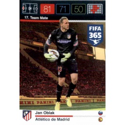 Jan Oblak Atlético Madrid 17 FIFA 365 Adrenalyn XL 2015-16