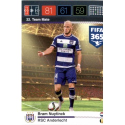 Bram Nuytinck RSC Anderlecht 22 FIFA 365 Adrenalyn XL 2015-16