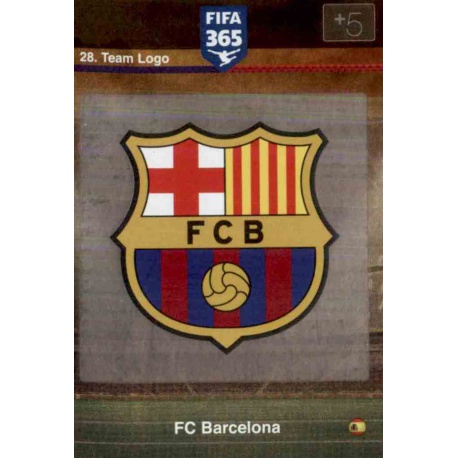 Escudo Barcelona 28 FIFA 365 Adrenalyn XL 2015-16