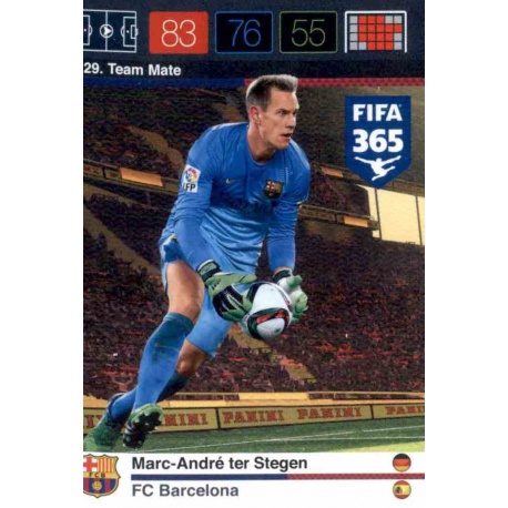 Marc-Andre Ter Stegen Panini FIFA365 2019 FC Barcelona Sticker 80 a/b 