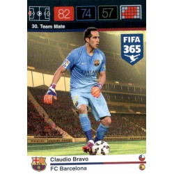 Claudio Bravo Barcelona 30 FIFA 365 Adrenalyn XL 2015-16