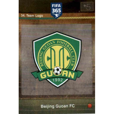 Team Logo Beijing Guoan 34 FIFA 365 Adrenalyn XL 2015-16