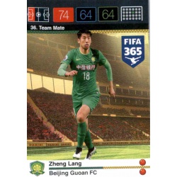Zheng Lang Beijing Guoan 36 FIFA 365 Adrenalyn XL 2015-16